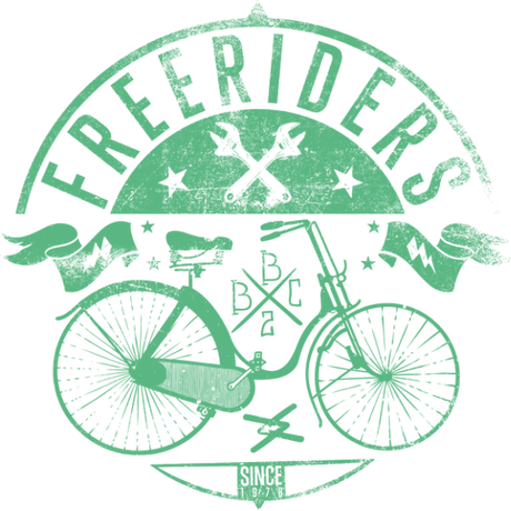 Nadruk Freeriders - Przód