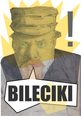 Nadruk Bileciki! - Przód