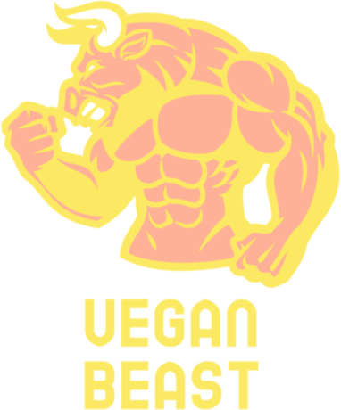 Nadruk Vegan beast - Przód